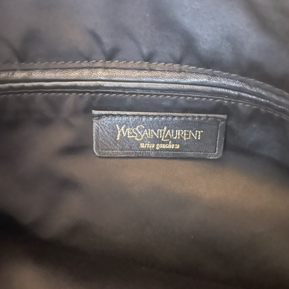 EUC YSL Black and Gold Tote Bag - Picture 2 of 7